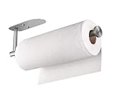 Portarotolo da cucina | Porta rotolo di carta da cucina | Portarotolo di carta autoadesivo | Portarotolo di carta autoadesivo in acciaio inox 304 | Dispenser da attaccare senza viti