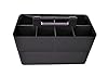 Enjoy Organizer 2 PACK - Portable DIY 8 Dividers Durable Plastic Tote Tool & Supply Cleaning Caddy with Handle Made In USA (Black) #2