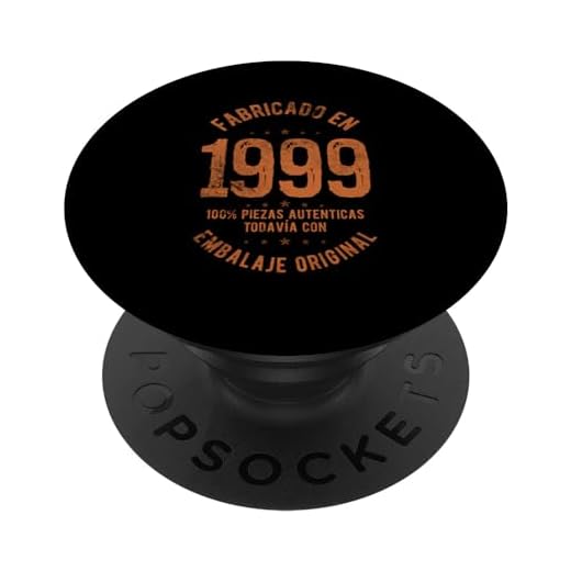 24 Años Cumpleaños Hombre Nacido En 1999 Regalo de 24 Años PopSockets PopGrip Intercambiable