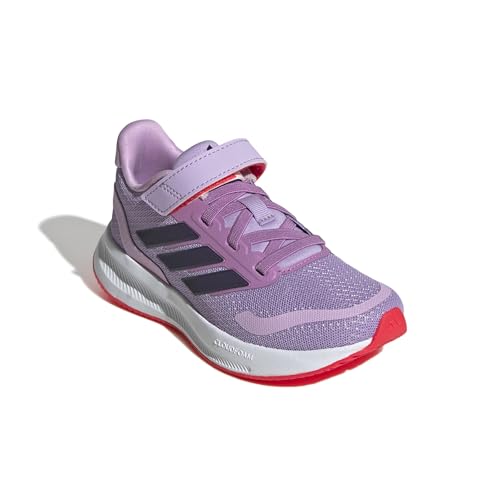 Image of adidas Kids' Marvel Run Falcon 5 Elastic Lace & Strap Shoe