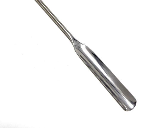 A2Z Scilab A2Z-VL004 Stainless Steel Micro Lab Scoop Half Rounded Spoon Spatula Sampler thumb #2