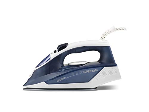 G3 Ferrari G40014 Opera Ferro da Stiro a Vapore, 2000 W, Piastra in Ceramica, Capacità 230cc, Colpo vapore 90 g/min, Funzione spray, Blu - Immagine 1
