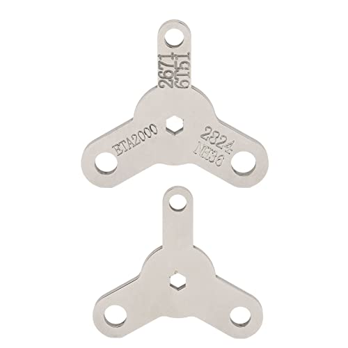 ZJchao Watch Bearing Removal Tool Professional Stainless Steel Rotor Bearing Remover Pad Precise Watch Movement Bearing Remover Repair Kit for NH36 ETA200 2671 6T51 Movement