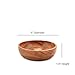 Samhita Acacia Wood Round Incense Stick Holder,Incense Burner, Ash Cather and Aromatherapy Ornament Home Décor (5