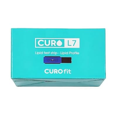 CURO L7 - Cholesterol Multi Test Strips : Included 10 Strips (Device in NOT Included) 10 Qty (TC, TG, HDL & LDL)