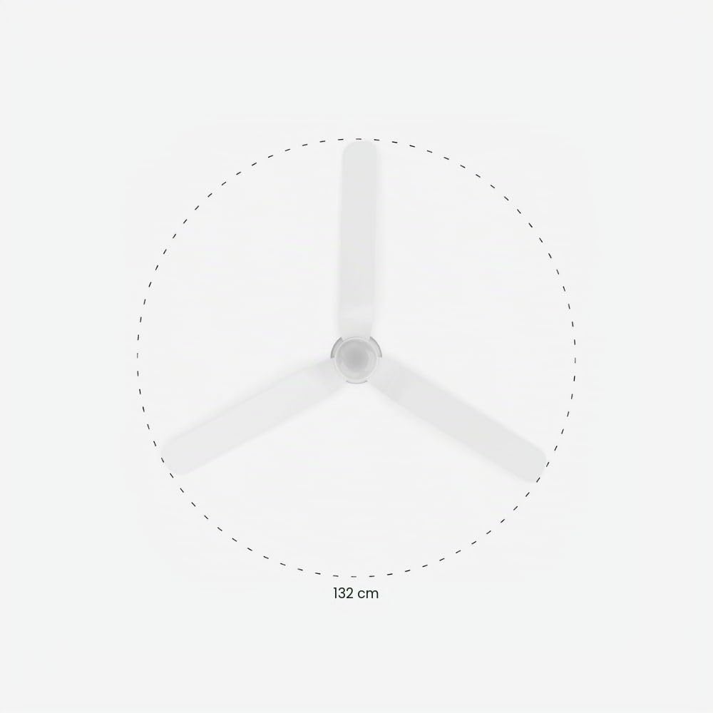 FARO BARCELONA 33471N-3- PEMBA LED Ventilador de techo blanco con motor DC