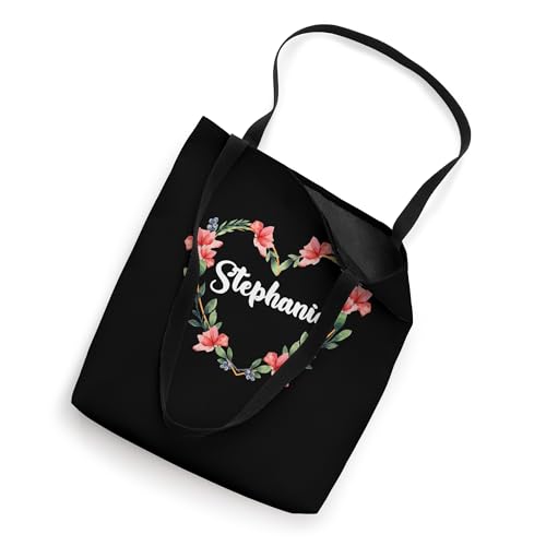 Bolsa Tote personalizada Stephanie Flower Heart miniatura 2