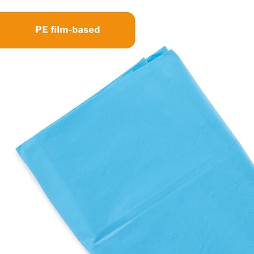 McKesson Exam Table Drape Sheet, Tear-Resistant Heavy Duty Zone Reinforced Table Cover - Sterile, Blue 50 in x 90 in, 20 Count