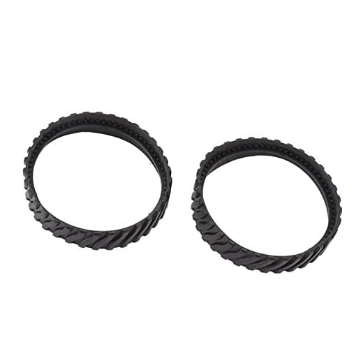 keshow 2 Uds Limpiador de Piscina Pista de Repuesto Goma Zodiac Mx8 Mx6 Suministro de Limpieza de Piscina Limpiador de Piscina Pista de Neumáticos para Aspiradoras Robóticas de Piscina Zodiac Mx8 Mx6