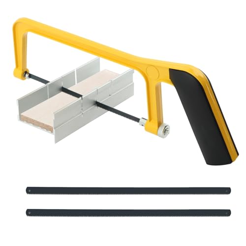 Mini Hacksaw and Mitre Block Set with Spare Blades