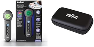 Braun Healthcare BNT400B No Touch + Touch thermometer with Age Precision Black edition & Braun Protective Storage Case for Braun ThermoScan Ear Thermometers, BIT000CBEU