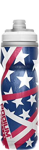Image of CamelBak Podium Chill Insulated Bike Squeeze Water Bottle, Cold Retention for Cycling, 21oz, U.S.A.