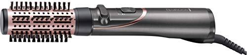 Remington Warmluftbürste rotierend (automatisch) Curl & Straight 3-in-1 Ionen Styler: Volumen, Locken & glatte Styles, 4 Aufsätze (Volumenstyler, Lockenstab, Stylingkonzentrator, Paddlebürste) AS8606
