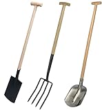 im SET enthalten: 1 x Spaten / 1 x Schaufel / 1 x Forke