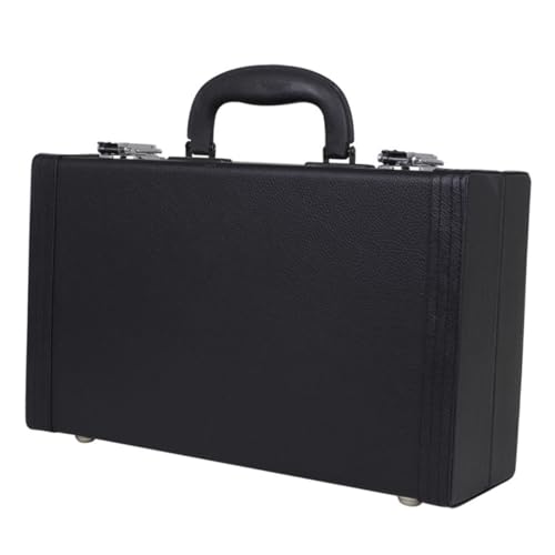 VICASKY Clarinet Case Gig Bag Padded Leather Hard Shell Instrument Carrying Case