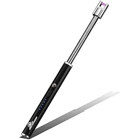BBQ Dragon Arc Lighter w Gooseneck Cover