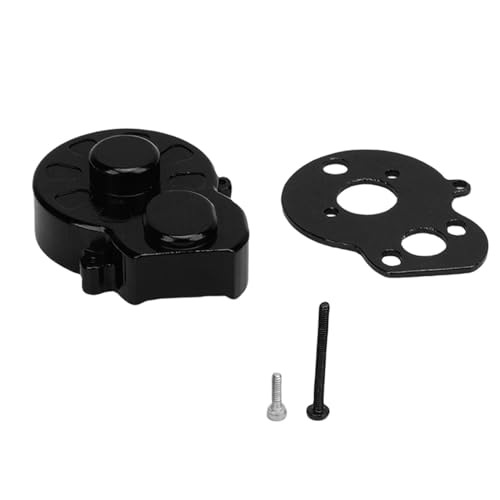 RiToEasysports Gear Box, Aluminum Gearboxs Housing Transmission Cases Cover with CNC Machined Aerospace Grade Alloy Anodized Finish for Losi B T 1/24 RC Car (Black)