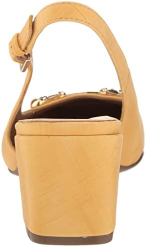Naturalizer Women's Keeley Slingback Heel Marigold Yellow Leather 10 W | Image 2