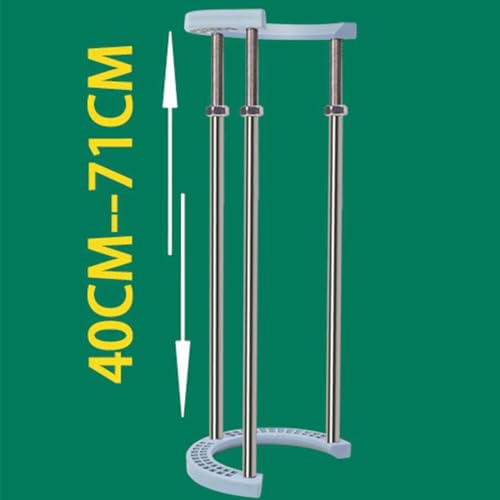 Fregadero ceic soporte para lavabo de baño ajustable de 40 a 70 cm barra 4