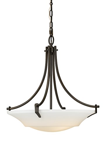Amazing 🔥 Sea Gull Lighting F2245/3ORB Barrington Large Three Light Pendant, 3-Light (Up), Oil-Rubbed Bronze
