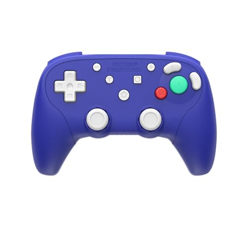 Retro Fighters BladeGC Wireless Controller Next-Gen - GameCube, Switch, PC, Gameboy Player Compatible Indigo (Blue/Purple)
