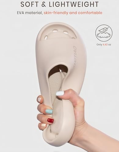 Image of XIXITIAO Shower Shoes Women Men Non Slip,Quick Drying Shower Shoes with Holes,Slippers for Bathroom,College Dorm,Gym,Travel,and Hospital,Soft EVA,Lightweight,Anti Slip,Toe Protection