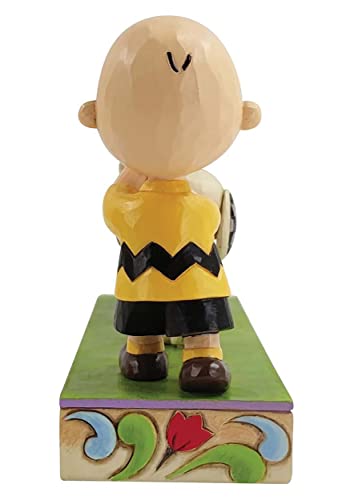 Enesco Jim Shore Peanuts Parade Figurine Figurine, Brown, 4.625 Inch - Image 3