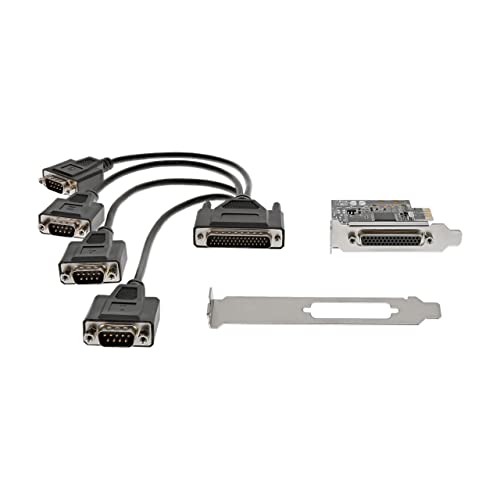 Carte PCI Express avec 4 Ports DB-9 RS232 UART 16550 StarTech.com PEX4S553B - 6