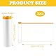 DUDUI 3 Rollen Abdeckfolie mit Klebeband 280cm x 20m Malerfolie mit Goldband UV Beständig Abdeckplane Malerarbeiten Transparent PE-Folie mit Goldband Tape, Tape Malerkrepp zum Staubschutz