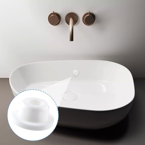 Image of 20pcs Bathtub Jet Covers, White Silicone Hole Plug, 5 Sizes Heat-Resistant Reusable Jet Tub Cover Caps, Waterproof Non-Slip Pipe Tube Inserts for Bathtub Pool Hole
