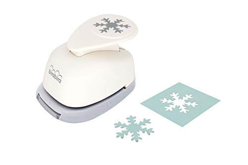 Bira Craft 1 inch Snowflake Lever Action Craft Punch Christmas Punch for Paper Crafting Scrapbooking