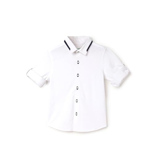 Image of United Colors of Benetton Regular Fit Spread Collar Solid Shirt