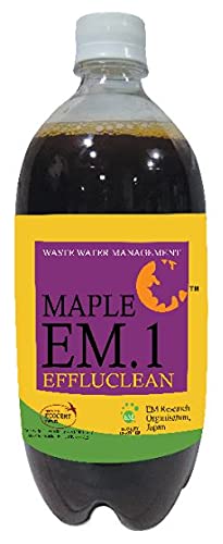 Maple EM.1 Effluclean (1 Litre , Black Colour) Pack of 1