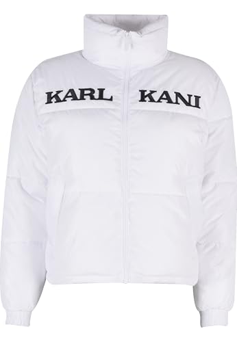 Karl Kani Retro Essential Puffer Jacket White, L