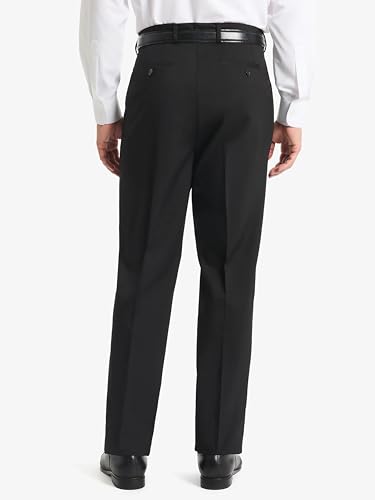 Chaps Men's Suit Pant, Black, 42Wx30L4