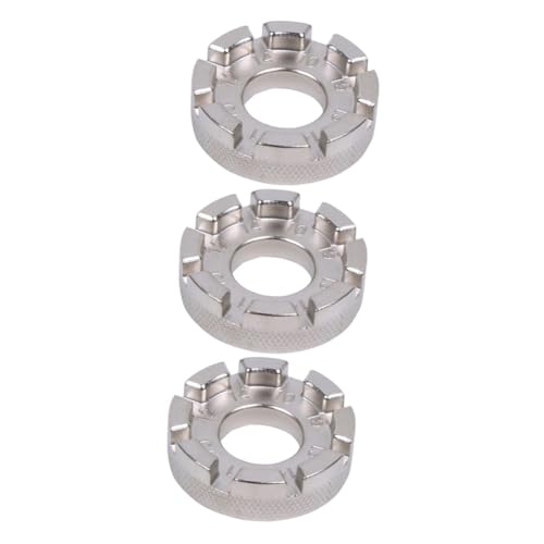BESPORTBLE 3pcs 8 Bicycle Wrench for Rim Truing 8 Way Spanner Key Tool Essential for Wheel Building Random Style