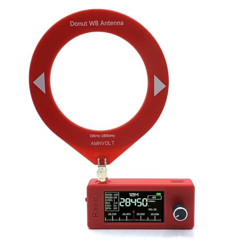 Mini-antenne boucle SMA 10 KHz-180 MHz pour votre radio SI4732 en camping