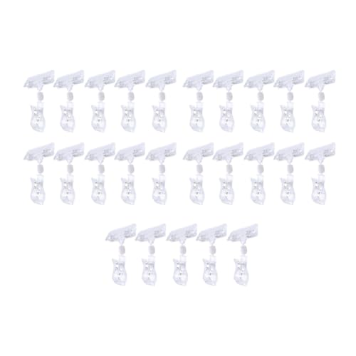 Pince d'étagère transparente plastique pour stopper les tablettes qui glissent