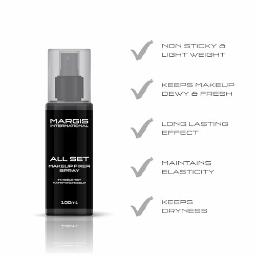 Image of All set makeup fixer Spray Makeup Face makeup fixer Spray for all Skin Types, Also Use in Between Makeup