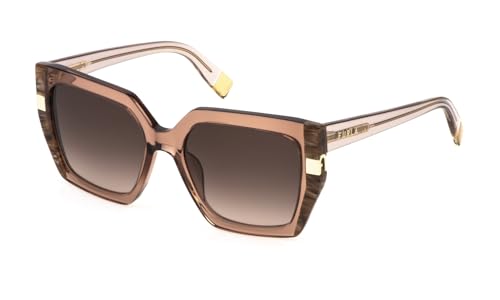 Furla SFU818 Gafas, Shiny TRANSP.Light Brown, 55 para Mujer