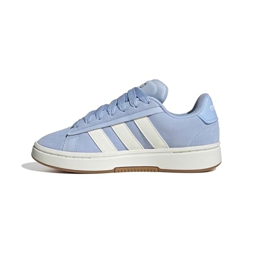 Adidas Women's Grand Court Alpha, Blue/Off White/Gum, 8.5