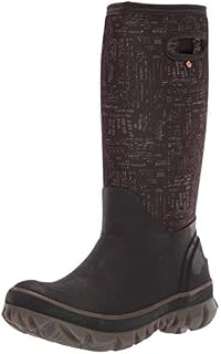 BOGS Women's Whiteout Waterproof Insulated Winter Snow Boot, Sparks Print - Brown Multi