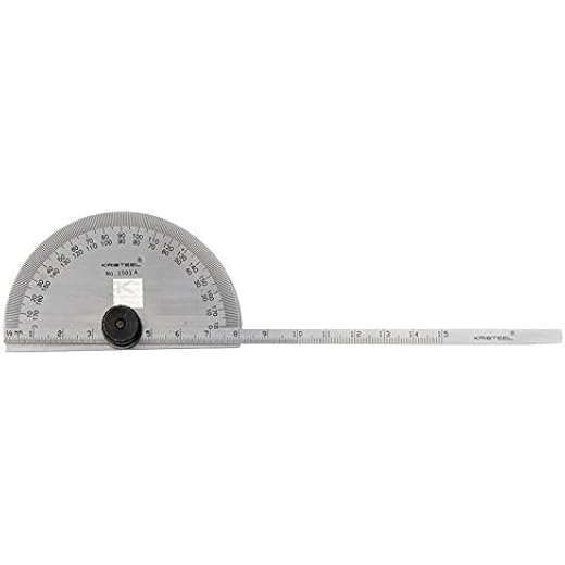 KRISTEEL Protractor Depth Gauge Pack of 2