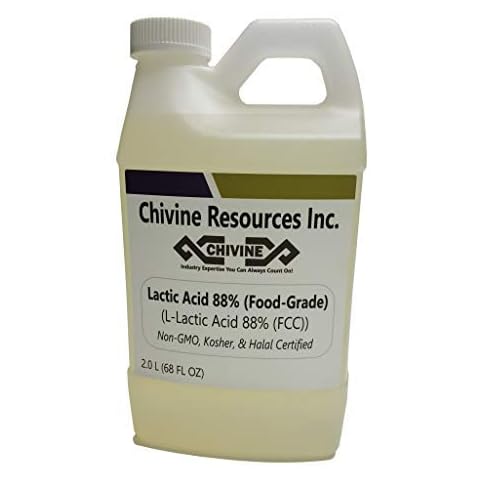 Lactic Acid 88% (Solution) Food Grade, Non-GMO; Kosher & Halal Certified Cover