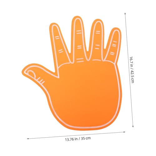 Milisten Giant Foam Cheerleading Hand Gloves for Sports Events EVA Five-Fingered Noisemakers for Parties Festivals and Celebrations2