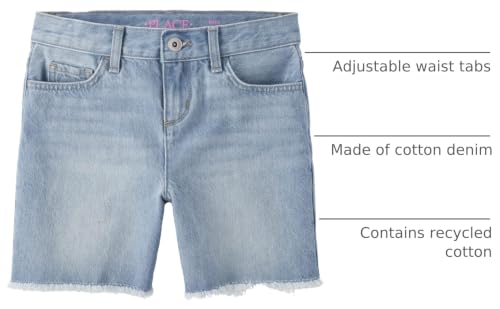 Image of The Children's Place Girls' Denim Bermuda Shorts