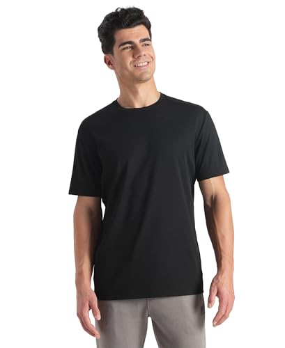 Image of Jockey AM74 Men Microfiber Fabric Round Neck Half Sleeve Activewear T-Shirt with StayFresh Treatment