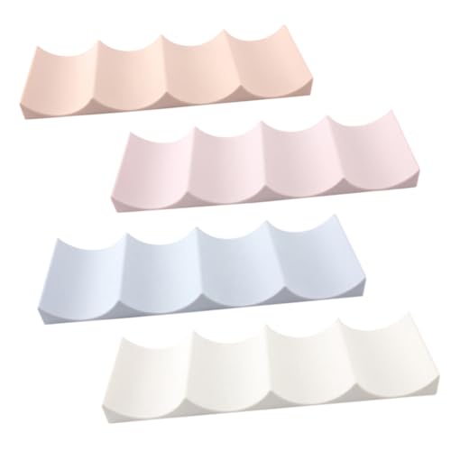Soporte para botellas de vino estilo europeo 4pcs miniatura 1