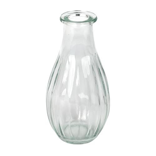 Talking Tables Vase Soliflore en Verre Transparent pour Fleurs Décoration Élégante Centre de Table Mariage Rebord de Fenêtre Fêtes Jardin Dîner d'Été...