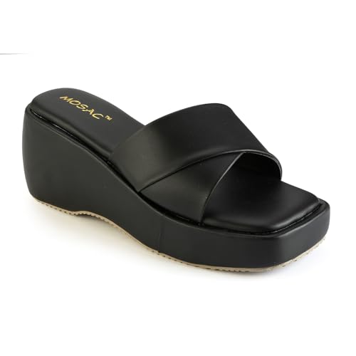 Image of MOSAC Trending Stylish Fashion Sandal Casual Platform Wedges Heels Sandals For Womens & Girls